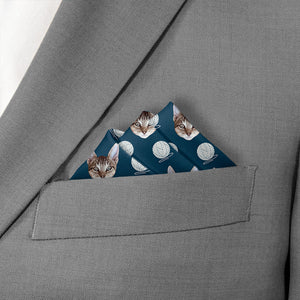 Yarn Photo Pocket Square - Stairs Fold - Knotty Tie Co.
