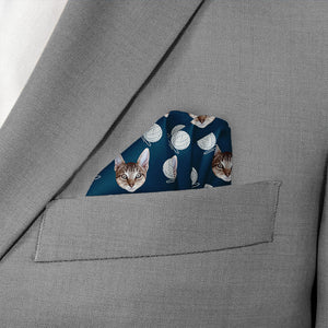 Yarn Photo Pocket Square - Wave Fold - Knotty Tie Co.