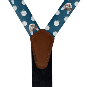 Yarn Photo Suspenders - Vegan Leather Y-Back - Knotty Tie Co.