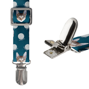 Yarn Photo Suspenders - Hardware and Strap - Knotty Tie Co.