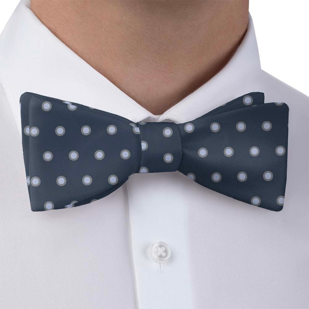 York Dots Bow Tie - Self Tie Bow Tie - Knotty Tie Co.