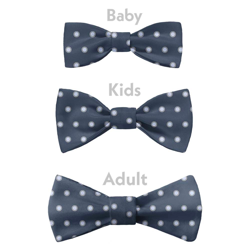 York Dots Bow Tie - Bow Sizes - Knotty Tie Co.
