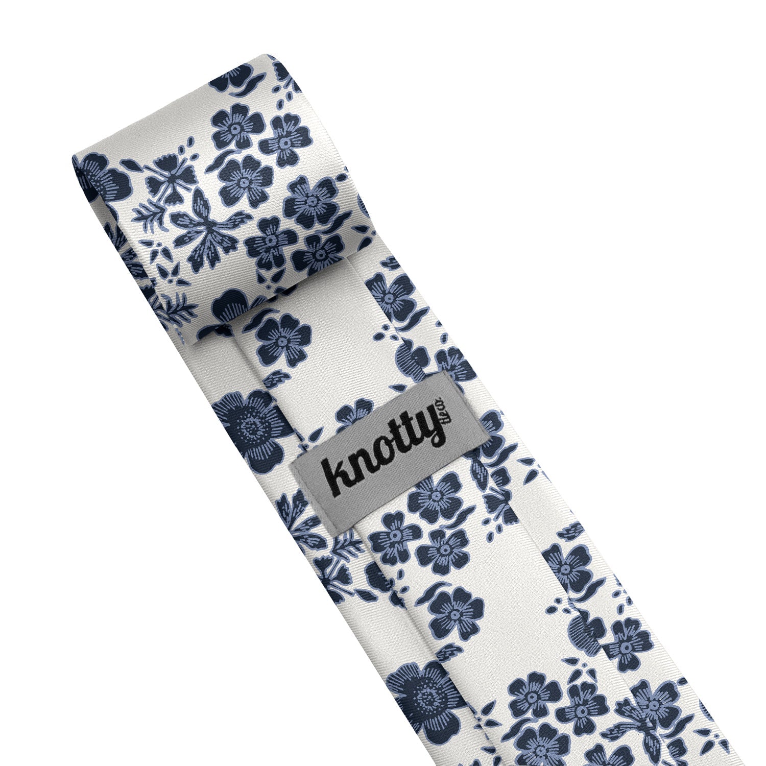 Zak Floral Necktie - Tag - Knotty Tie Co.