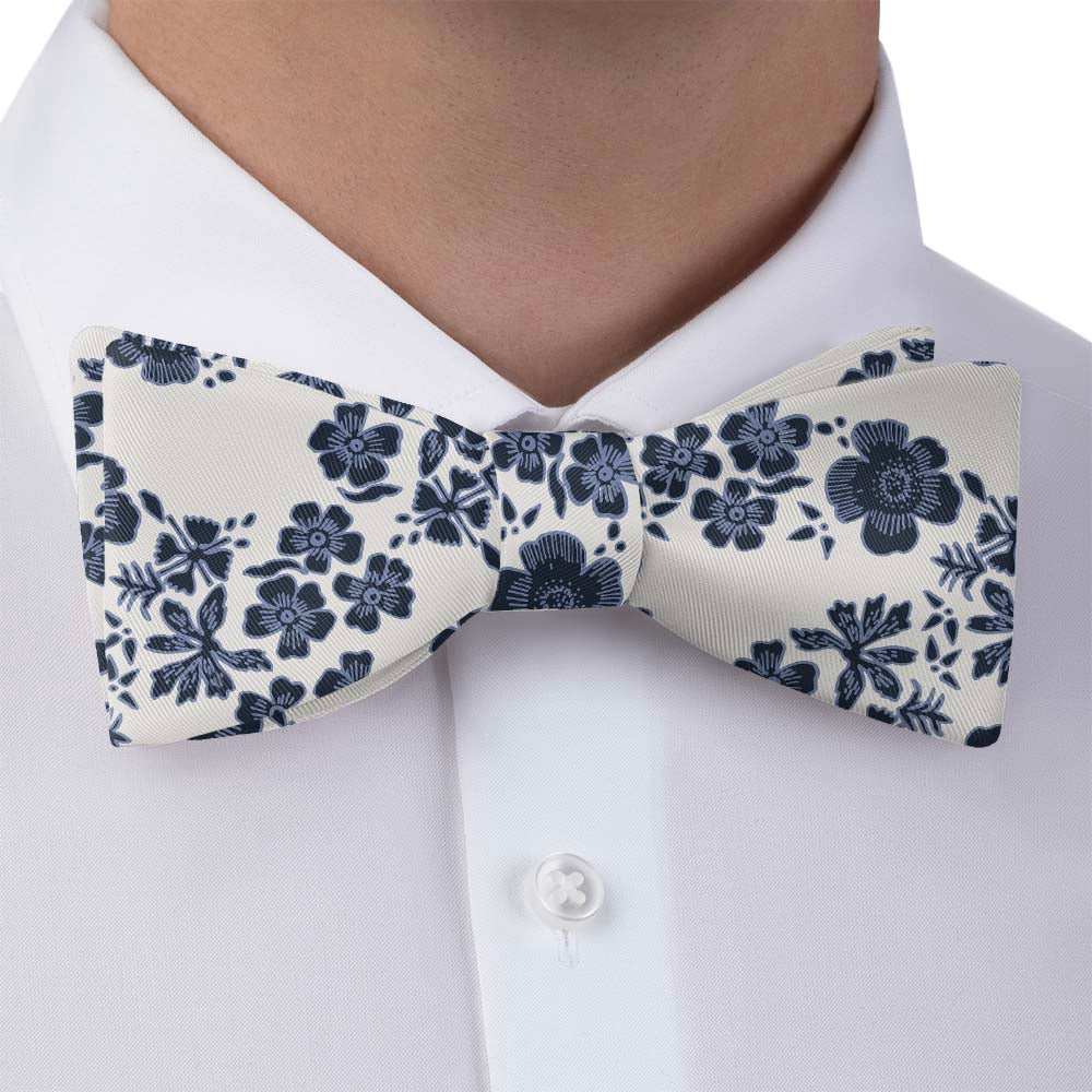 Zak Floral Bow Tie - Bow Tie with Dress Shirt - Knotty Tie Co.