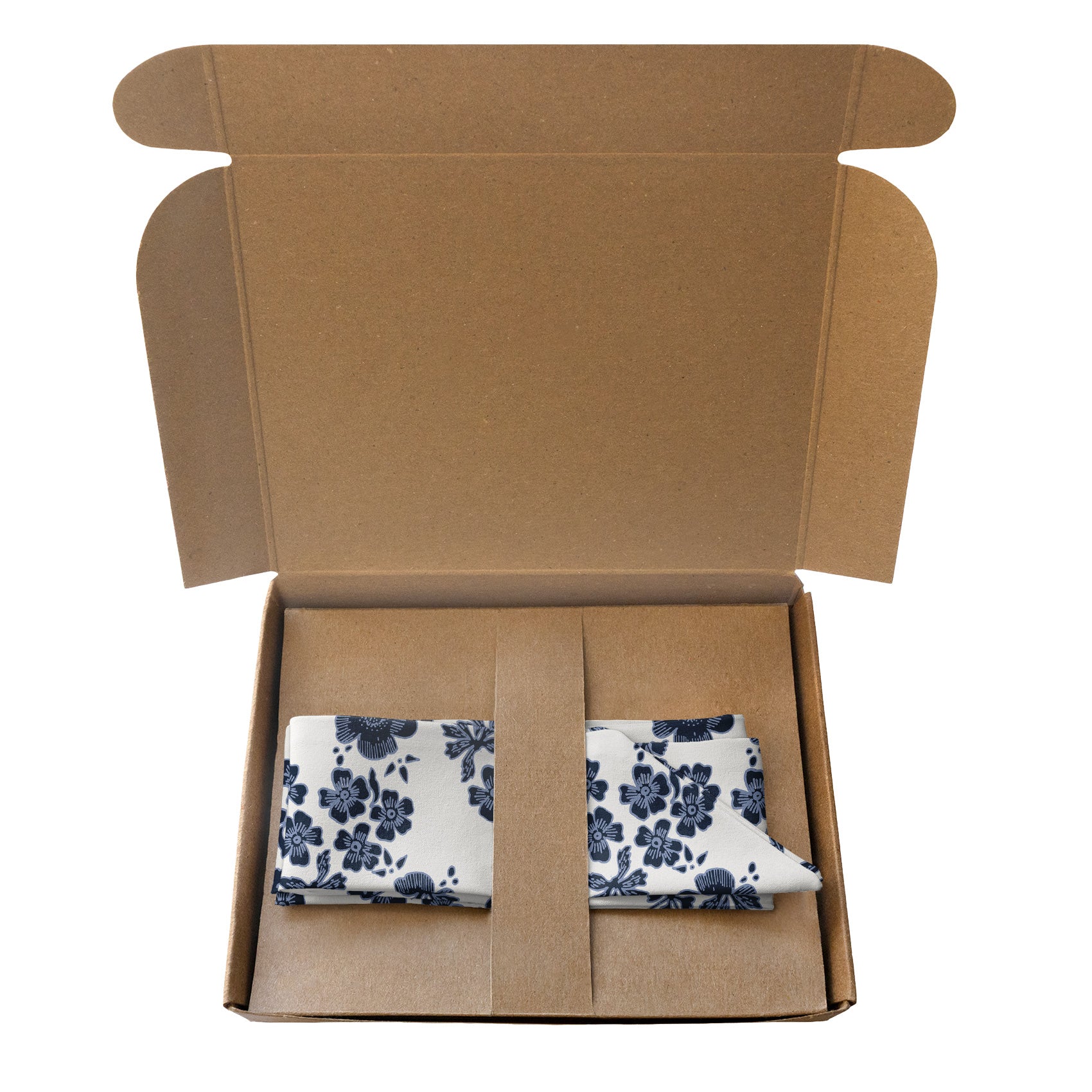 Zak Floral Stripe Hair Scarf - Packaging - Knotty Tie Co.