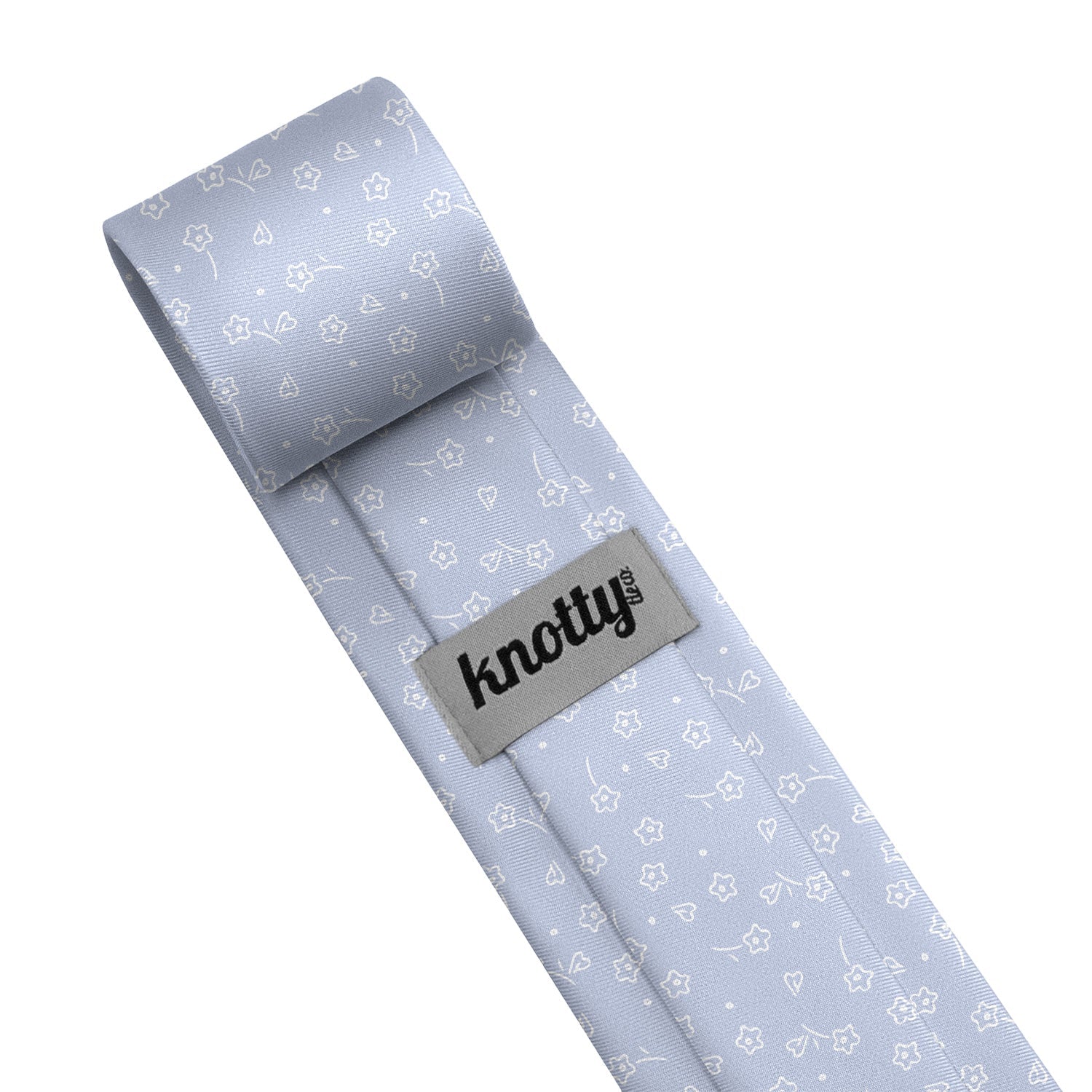 Zoey Floral Necktie - Tag - Knotty Tie Co.