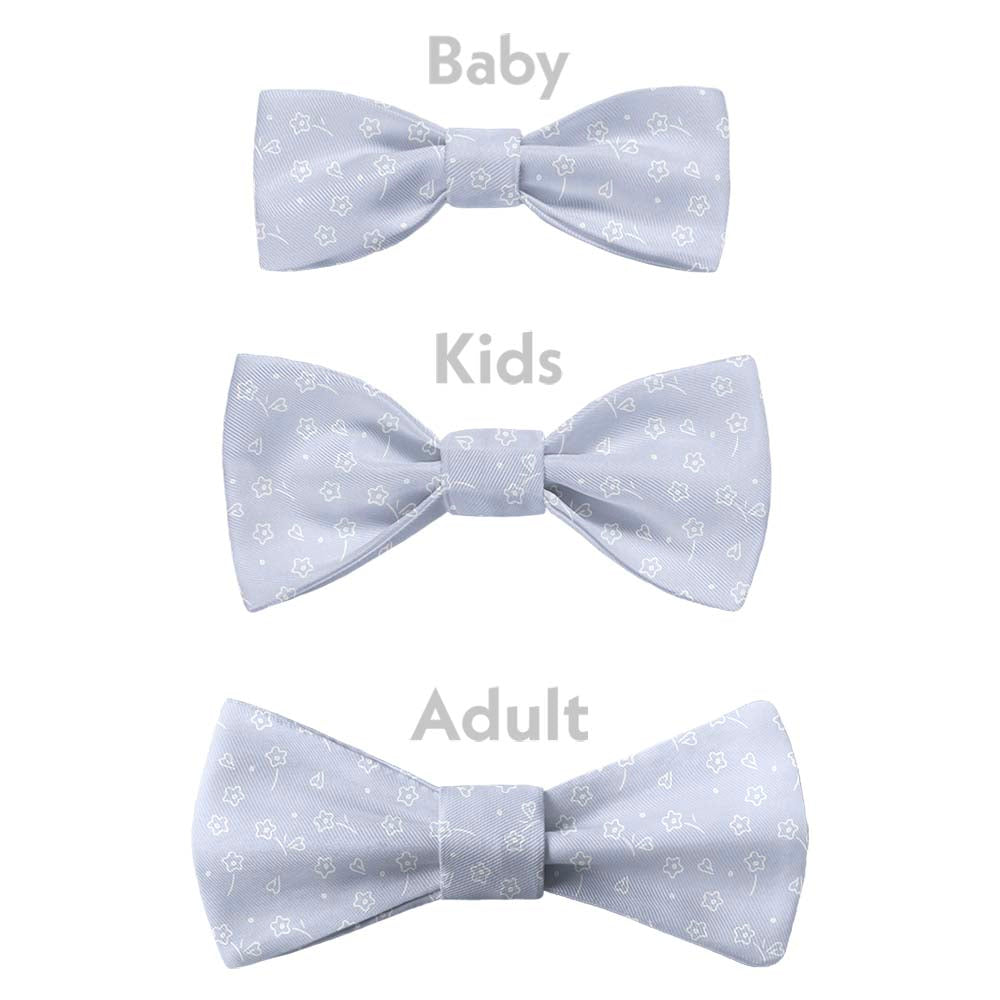 Zoey Floral Bow Tie - Bow Sizes - Knotty Tie Co.
