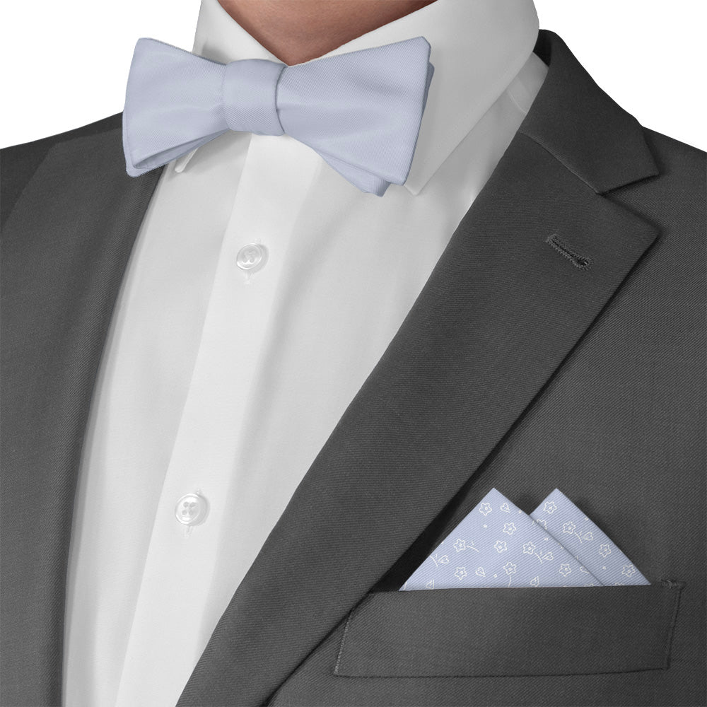 Zoey Floral Pocket Square - Matching Bow Tie - Knotty Tie Co.
