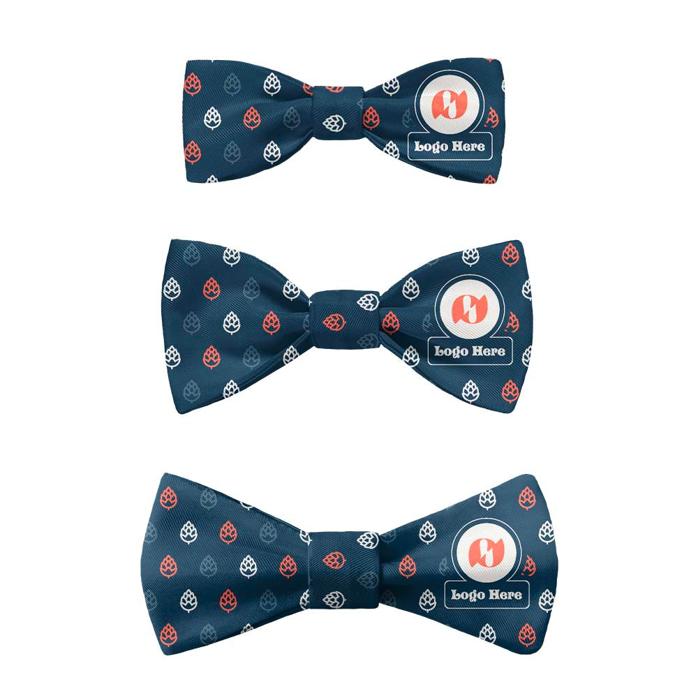 Beer Hops 1 Logo Bow Tie 7 Sizes - Knotty Tie Co.