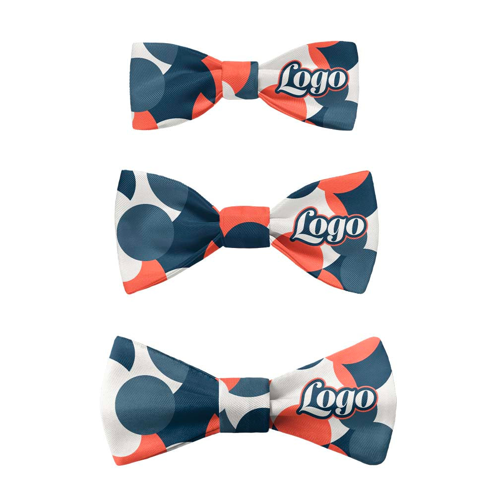 Bubble Dots 1 Logo Bow Tie 7 Sizes - Knotty Tie Co.