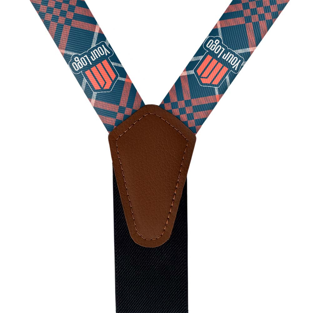Custom Cincy 2 Logo Suspenders - Vegan Leather Y-Back - Knotty Tie Co.