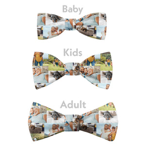 Collage Photo Bow Tie - Bow Sizes - Knotty Tie Co.