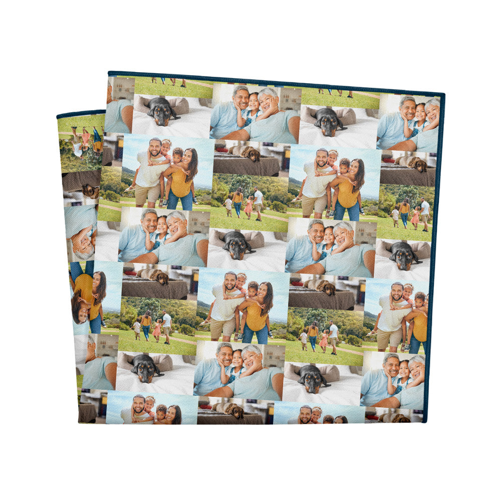 Collage Photo Pocket Square - 12" Square - Knotty Tie Co.