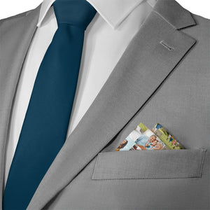Collage Photo Pocket Square - Matching Necktie - Knotty Tie Co.