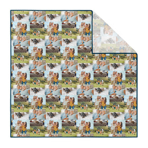 Collage Photo Pocket Square - Printed - Knotty Tie Co.