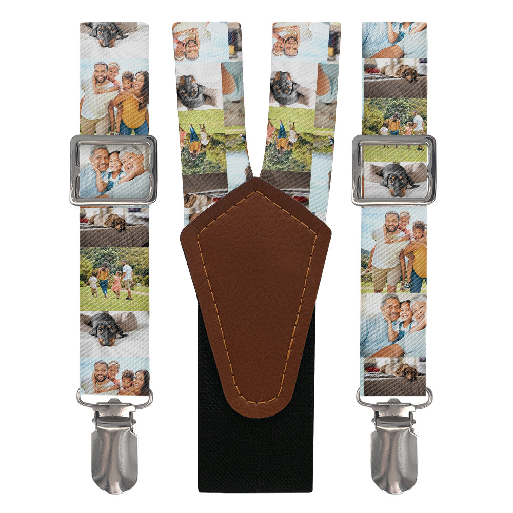 Collage Photo Suspenders - Main View - Knotty Tie Co.