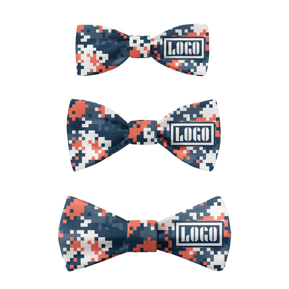 Digi Camo 1 Logo Bow Tie 7 Sizes - Knotty Tie Co.