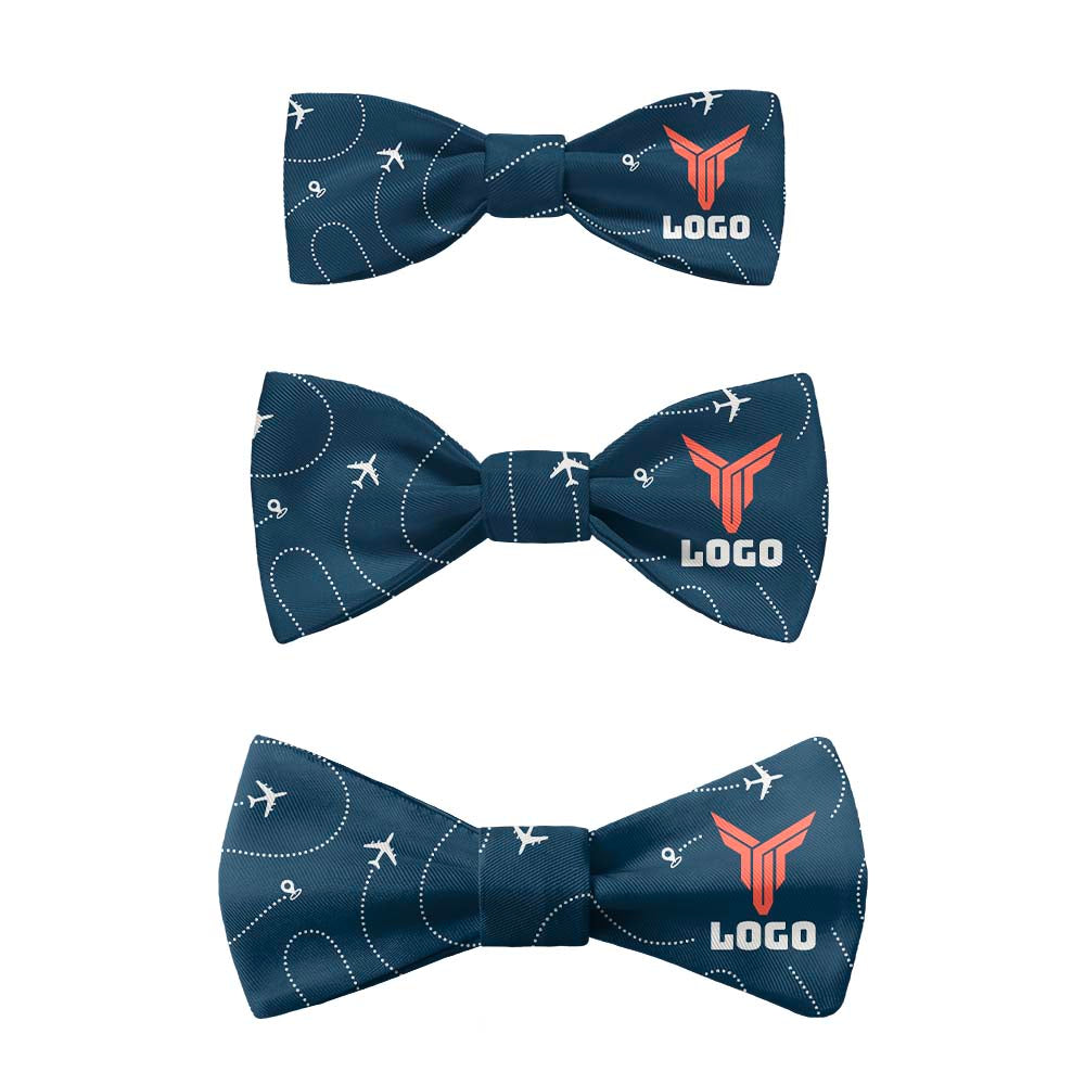 In Flight 1 Logo Bow Tie 7 Sizes - Knotty Tie Co.