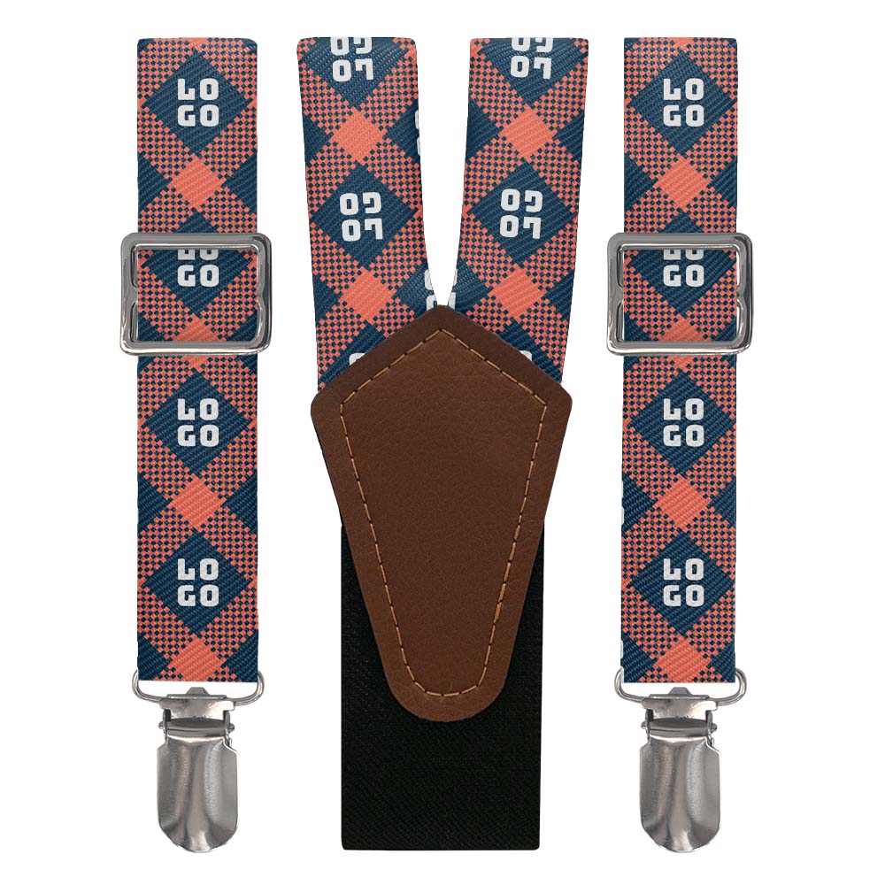 Custom Louisiana 2 Logo Suspenders - Main View - Knotty Tie Co.