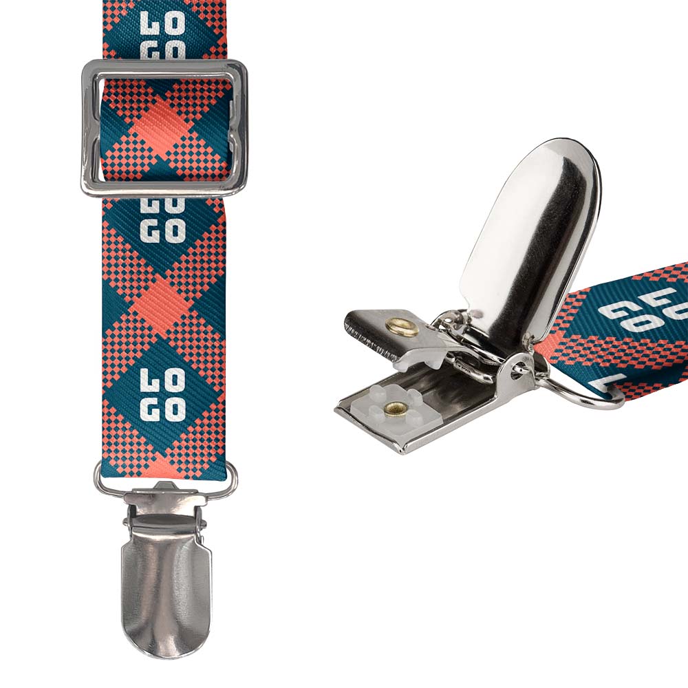 Custom Louisiana 2 Logo Suspenders - Hardware and Strap - Knotty Tie Co.