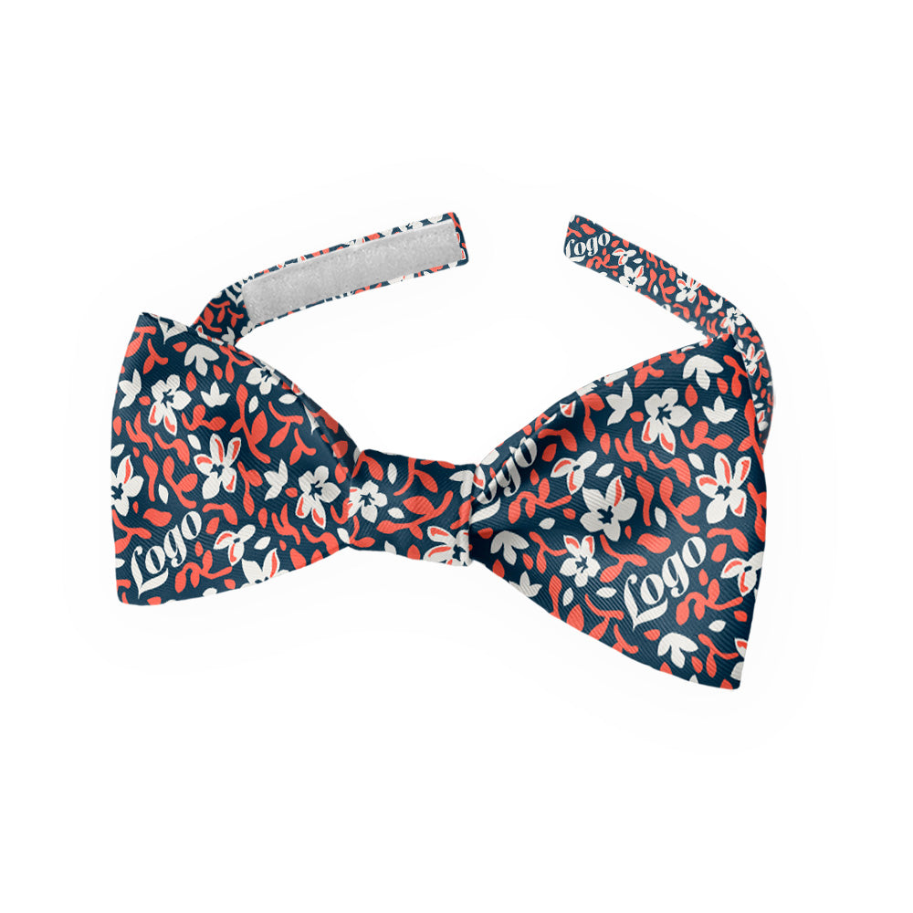 Luke Floral 2 Logo Bow Tie 5 Kids - Knotty Tie Co.