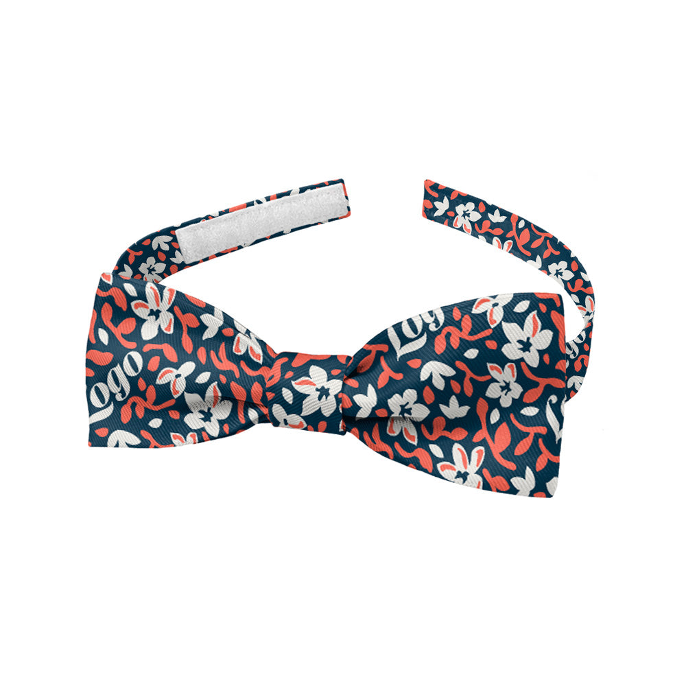 Luke Floral 2 Logo Bow Tie 6 Baby - Knotty Tie Co.