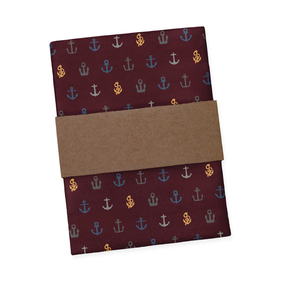 anchor themed bow tie in packaging sleeve