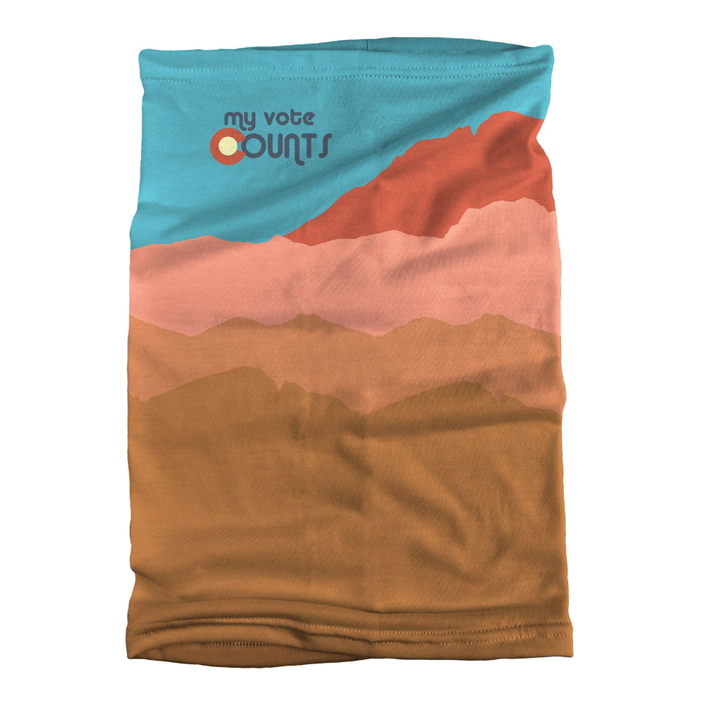multicolor neck gaiter 