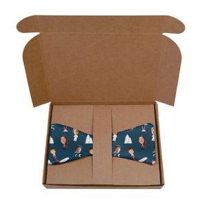 Slopes Photo Bow Tie - Kraft Gift Box Packaging - Knotty Tie Co.