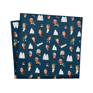 Slopes Photo Pocket Square - 12" Square - Knotty Tie Co.