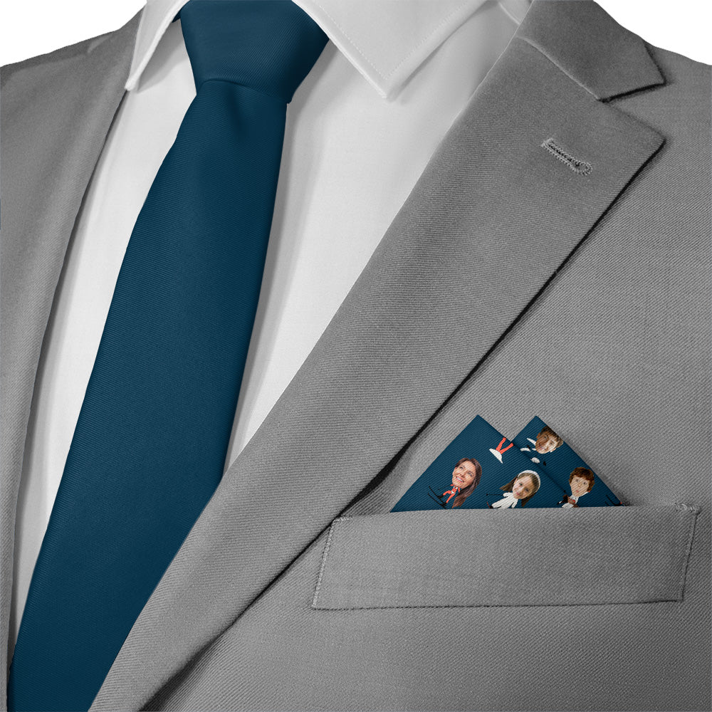 Slopes Photo Pocket Square - Matching Necktie - Knotty Tie Co.