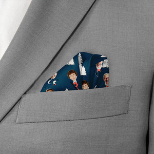 Slopes Photo Pocket Square - Wave Fold - Knotty Tie Co.