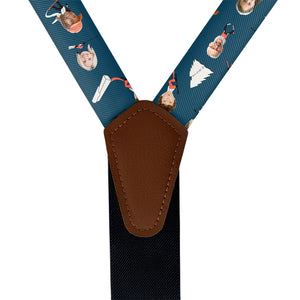 Slopes Photo Suspenders - Vegan Leather Y-Back - Knotty Tie Co.