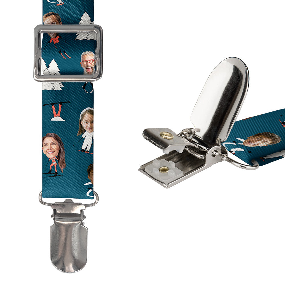 Slopes Photo Suspenders - Hardware and Strap - Knotty Tie Co.
