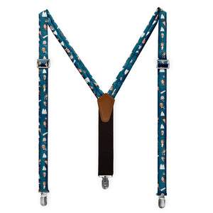 Slopes Photo Suspenders - Full Front View - Knotty Tie Co.