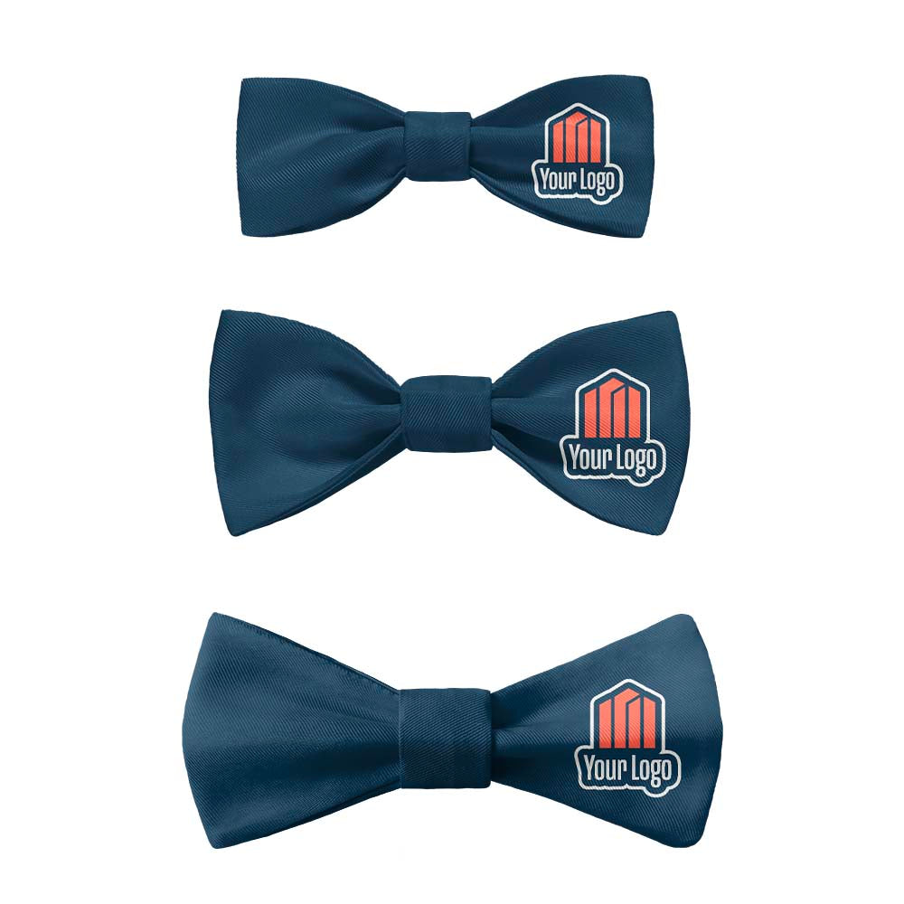 Solid 1 Logo Bow Tie 7 Sizes - Knotty Tie Co.
