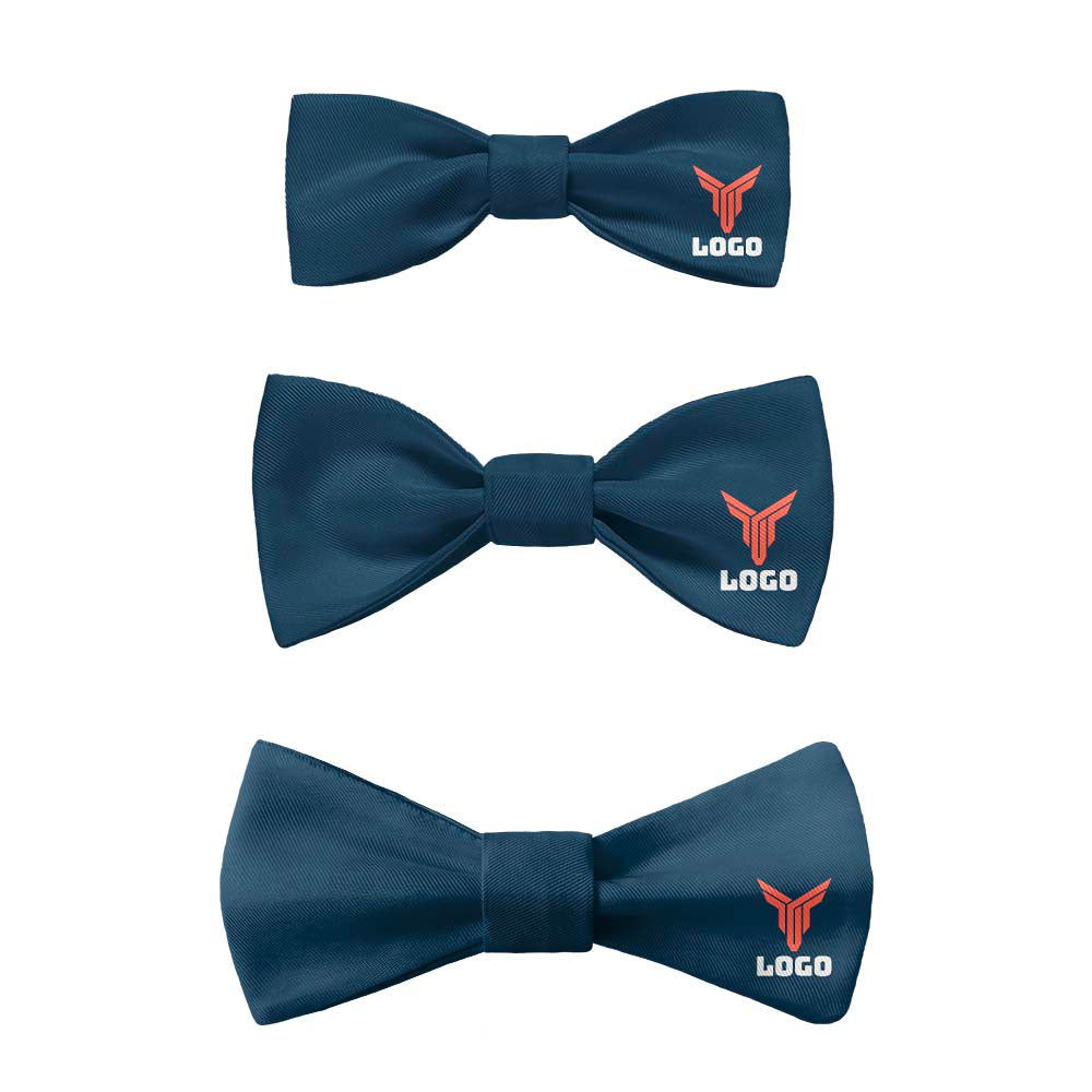 Solid 4 Logo Bow Tie 7 Sizes - Knotty Tie Co.