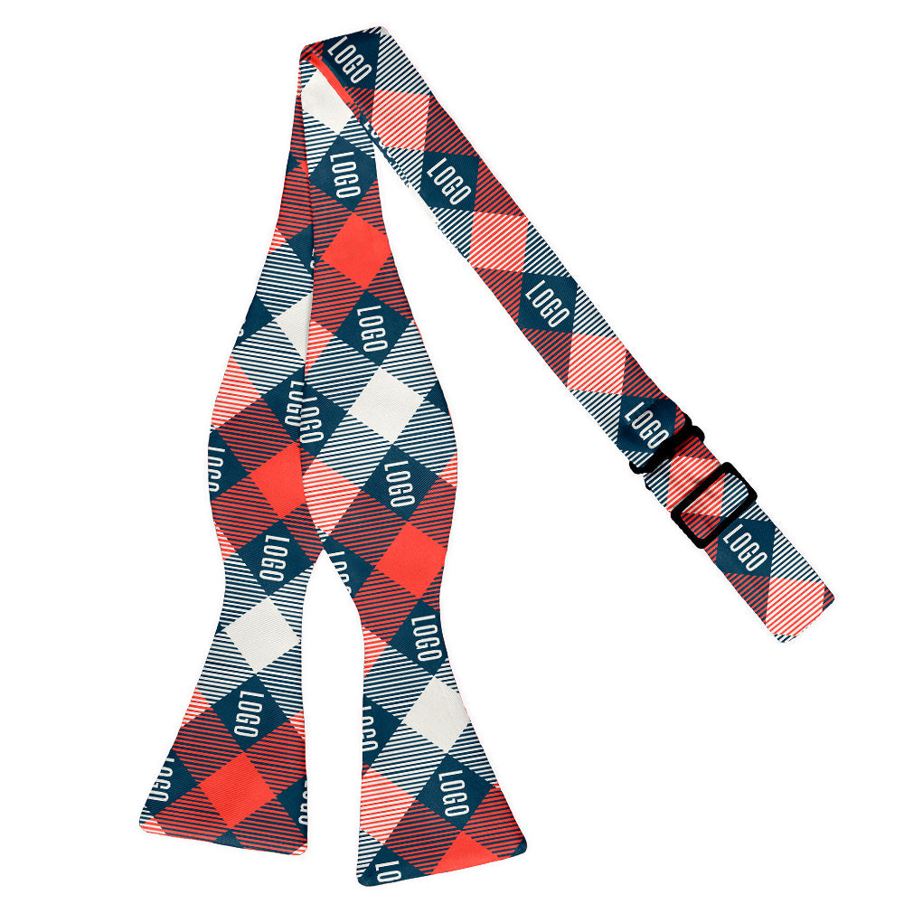 Squared Away 2 Logo Bow Tie 4 Self Tie - Knotty Tie Co.