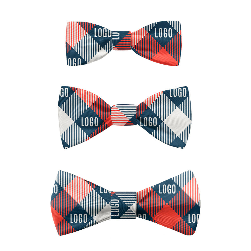 Squared Away 2 Logo Bow Tie 7 Sizes - Knotty Tie Co.