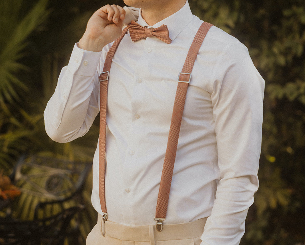 shirt tie suspenders