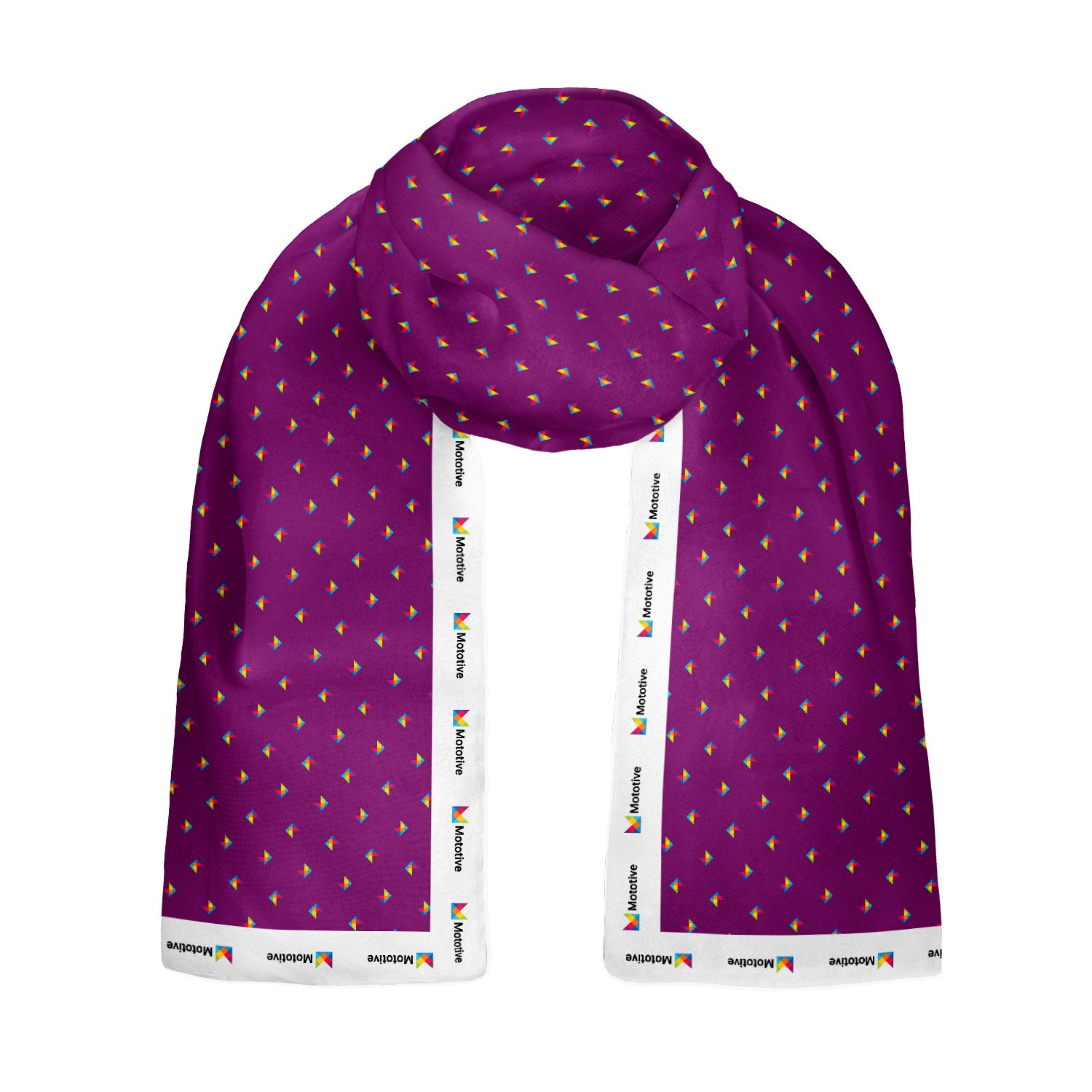 Sample Custom Scarf - Chiffon - Rectangle 18" x 60" -  - Knotty Tie Co.