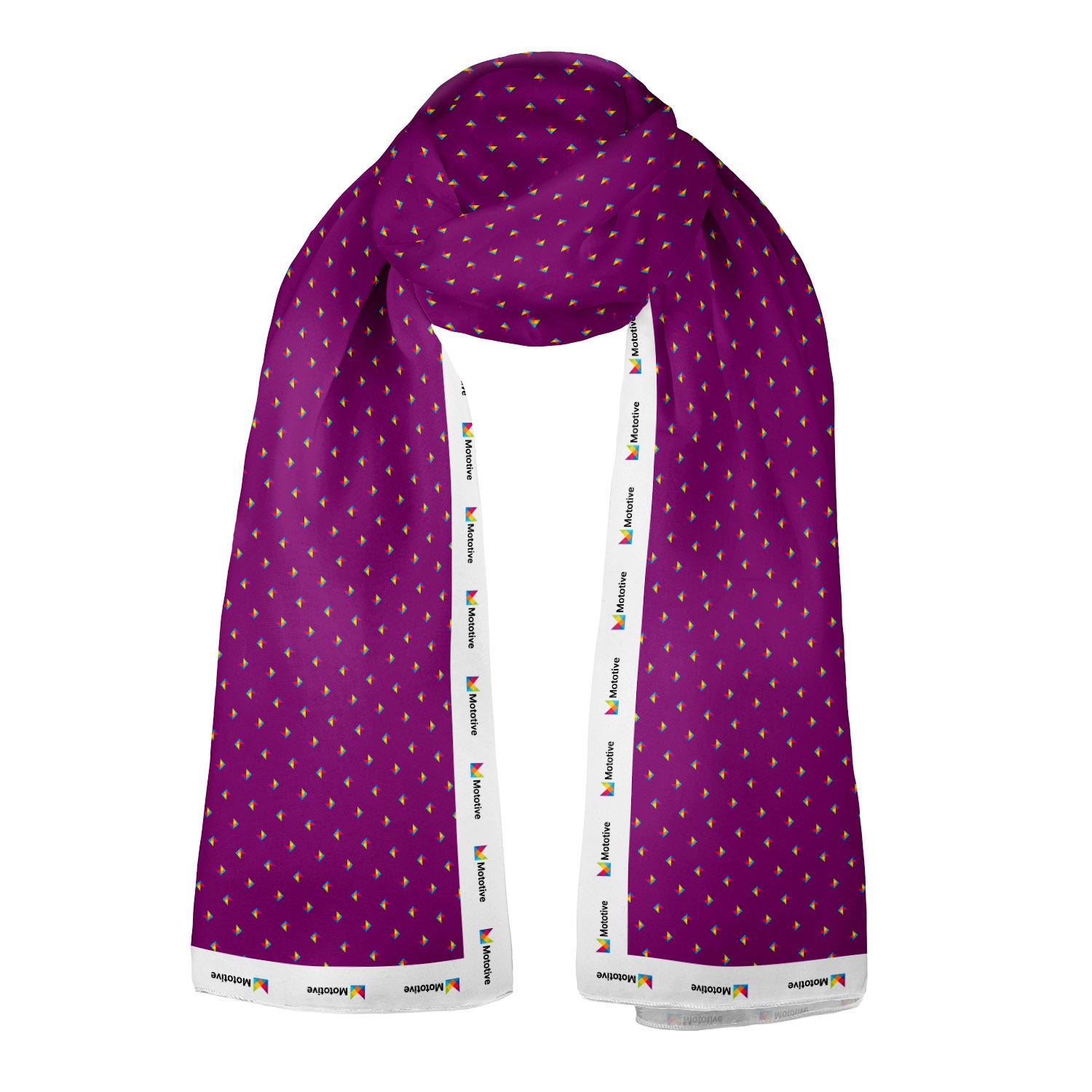 Sample Custom Scarf - Chiffon - Rectangle 72" x 24" -  - Knotty Tie Co.