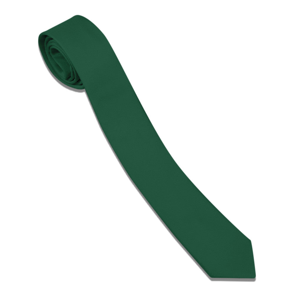 Azazie Dark Green Necktie -  -  - Knotty Tie Co.