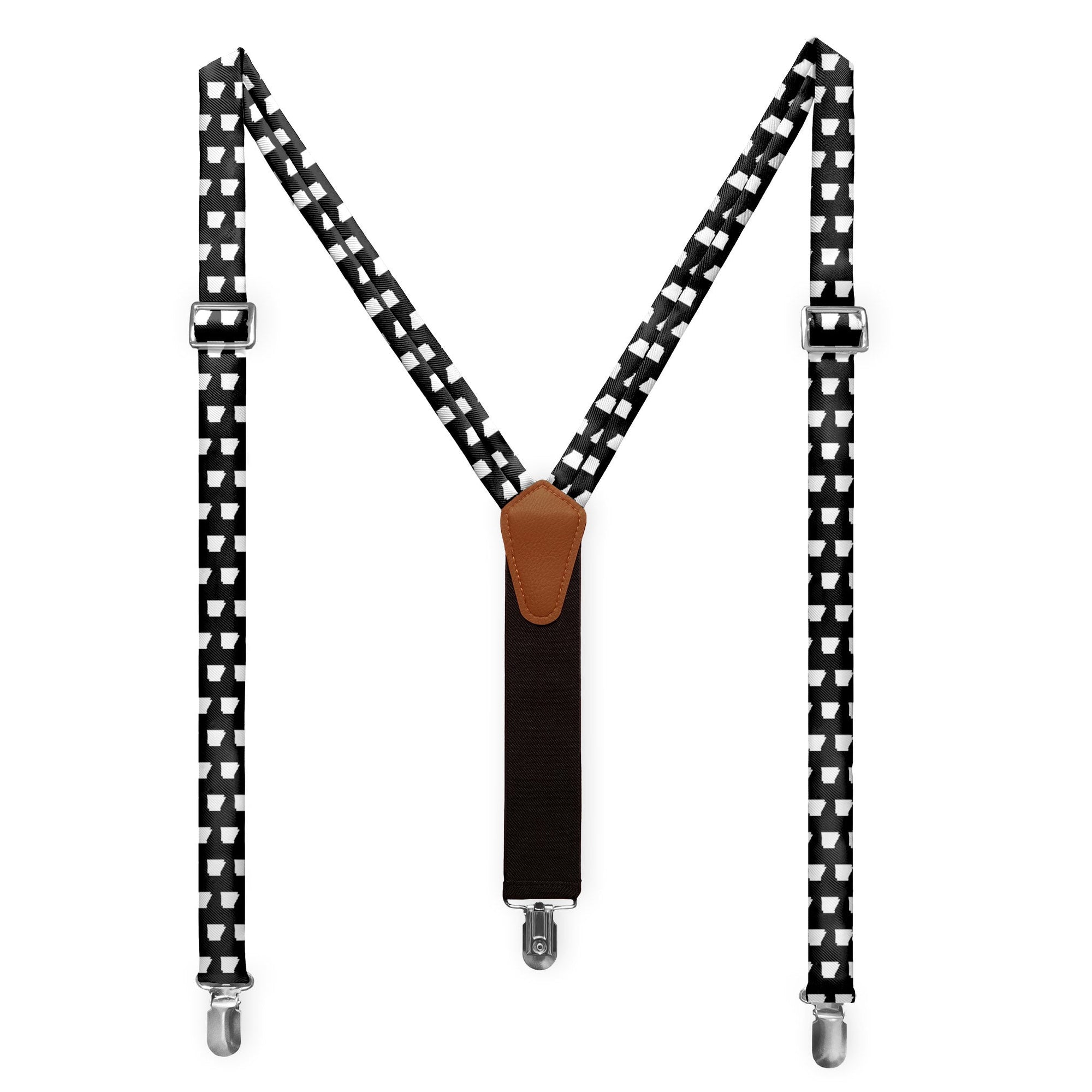 Arkansas State Outline Suspenders -  -  - Knotty Tie Co.