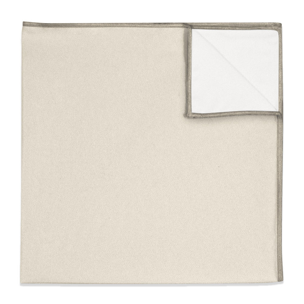 Azazie White Alabaster Pocket Square - 12" Square -  - Knotty Tie Co.