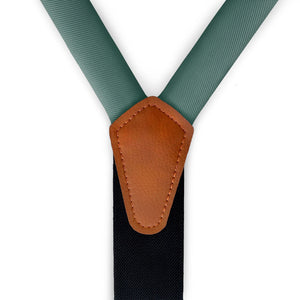 Azazie Dark Green Suspenders -  -  - Knotty Tie Co.