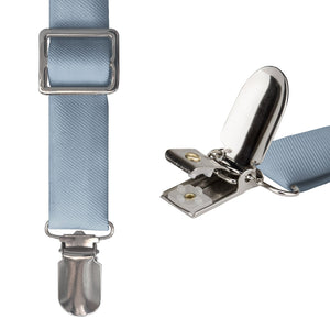 Azazie Dusty Blue Suspenders -  -  - Knotty Tie Co.