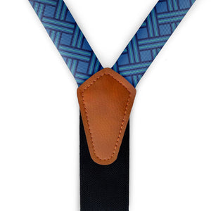 Basketweave Geo Suspenders -  -  - Knotty Tie Co.