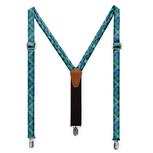 Belmont Plaid Suspenders -  -  - Knotty Tie Co.