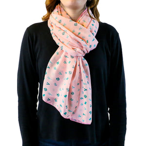 Cactus Herbage Rectangle Scarf -  -  - Knotty Tie Co.